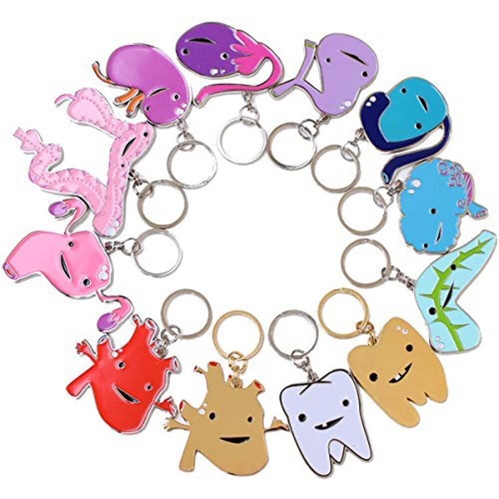 12 Guts Keychains - coolthings.us