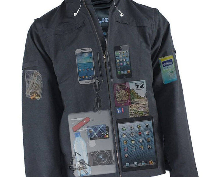 Concealed Pockets Jacket
