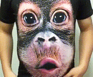3D Orangutan Shirt