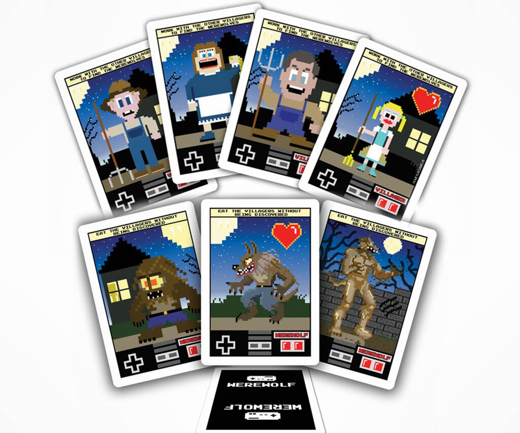 8-Bit Mafia and Werewolf Cards - coolthings.us