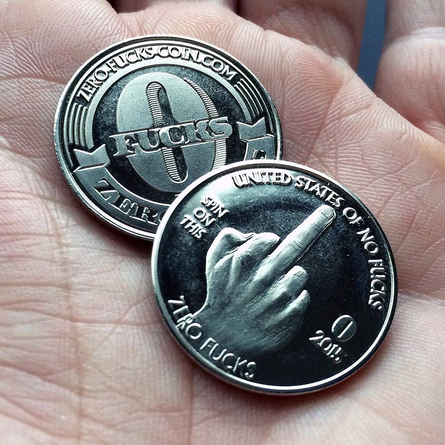 Zero Fucks Given Coins - coolthings.us