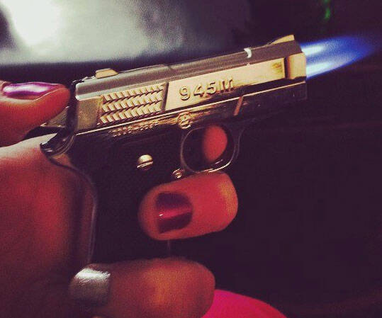 9mm Gun Torch Lighter