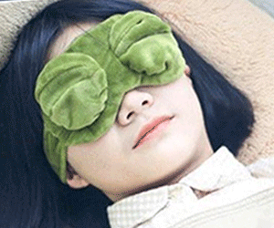 Adjustable Frog Eyes Sleeping Mask - coolthings.us