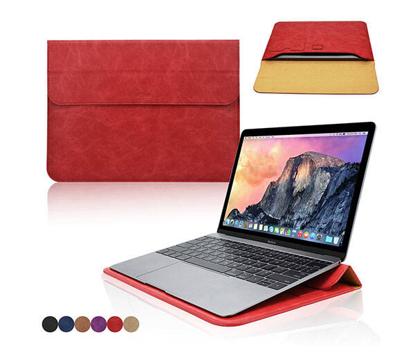 Apple Macbook Wallet Sleeve Cover Case with Stand
