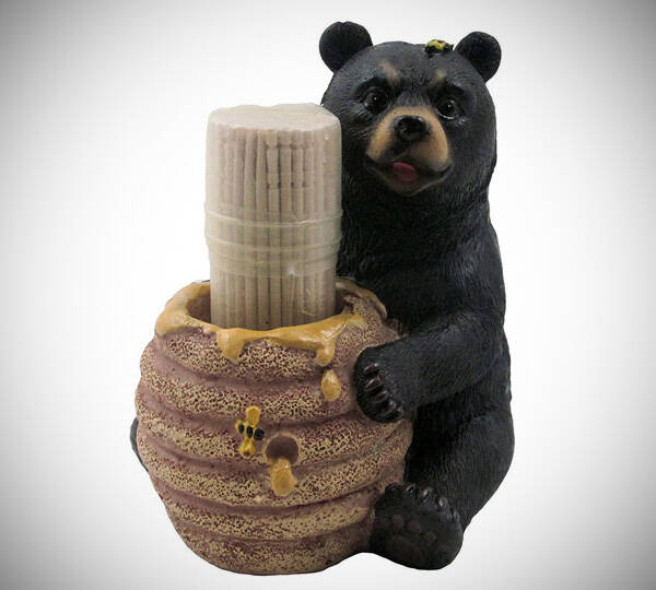 Bear Beehive Honey Pot Toothpick Holder - //coolthings.us