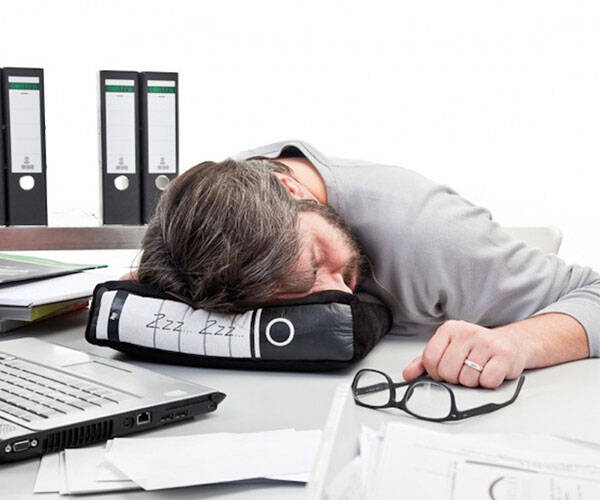 Binder Shaped Power Nap Office Pillow - coolthings.us