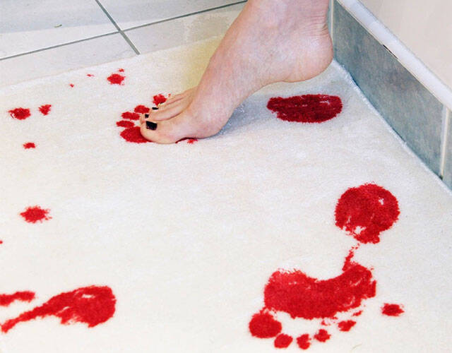 Blood Bath Mat - //coolthings.us