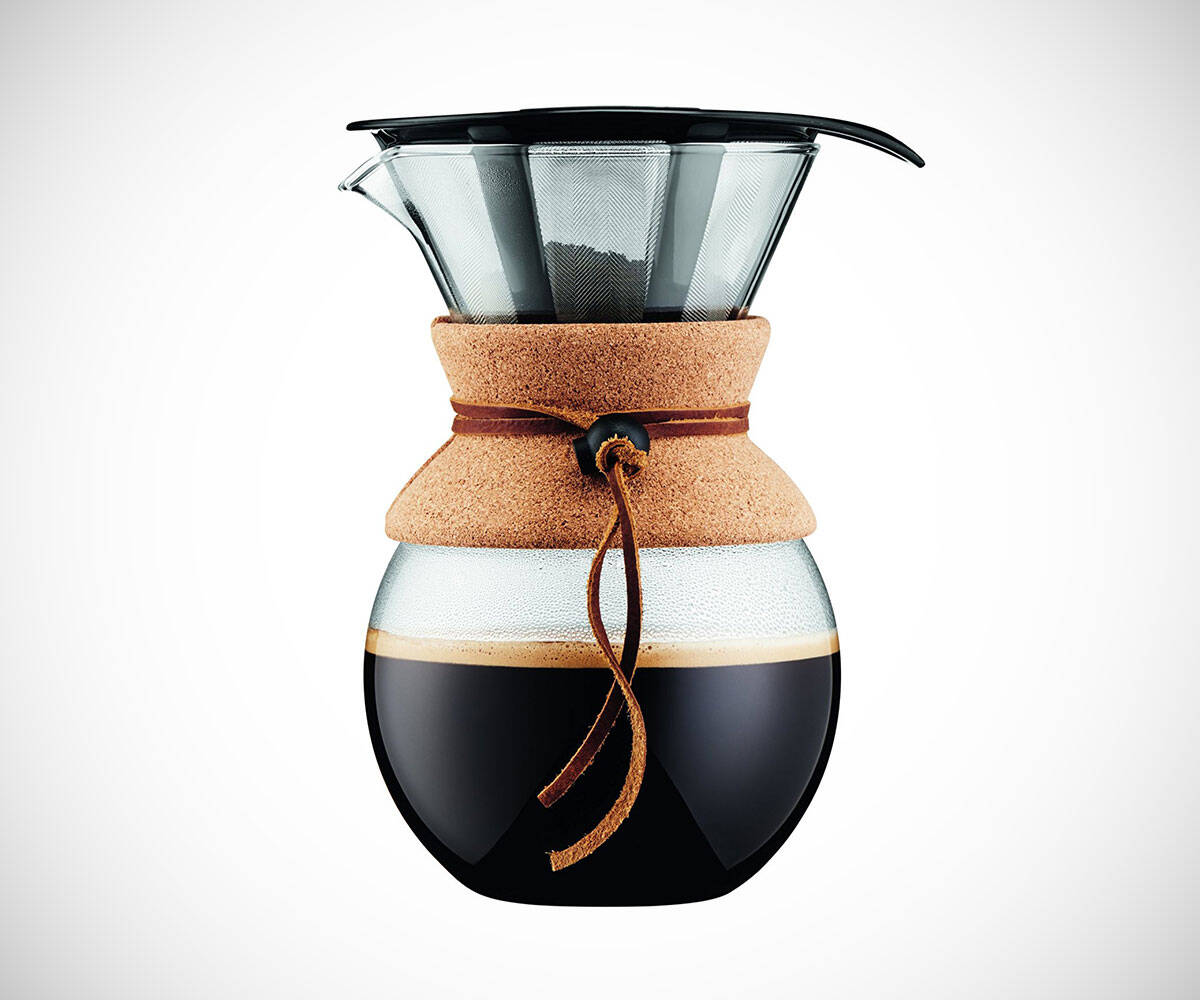 Bodum Pour-Over Coffee Maker with Permanent Filter - //coolthings.us
