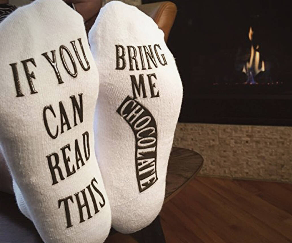 Bring Me Chocolate Socks - coolthings.us