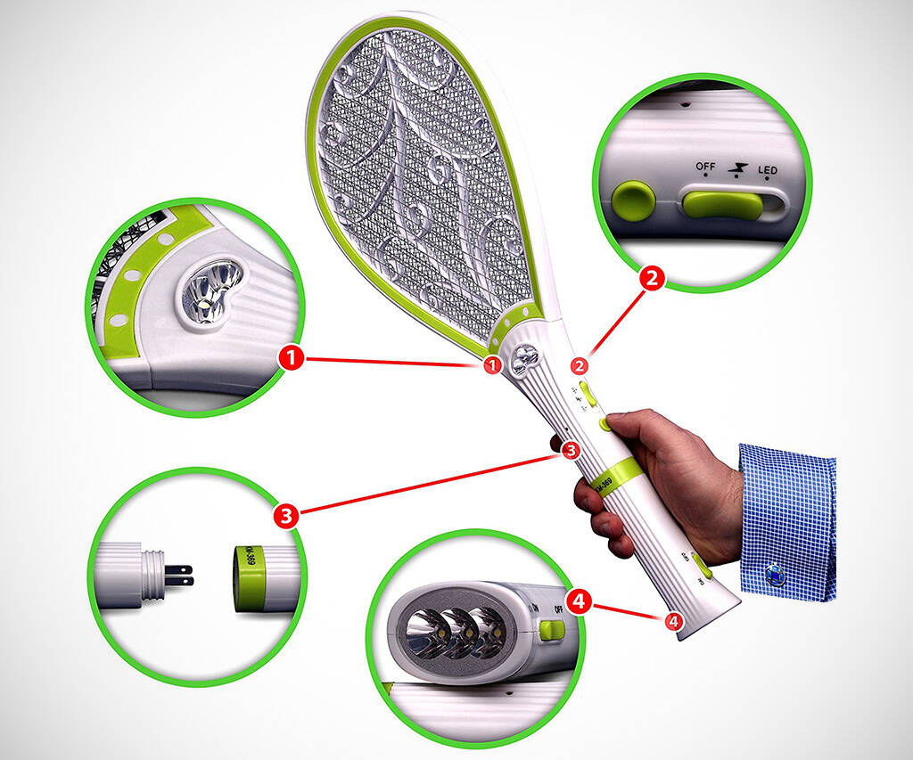 Bug Zapper Mosquito Racket - coolthings.us