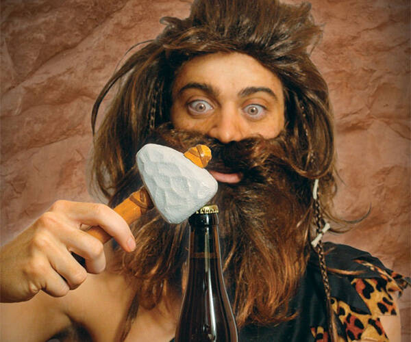 Caveman Stone Age Bottle Opener