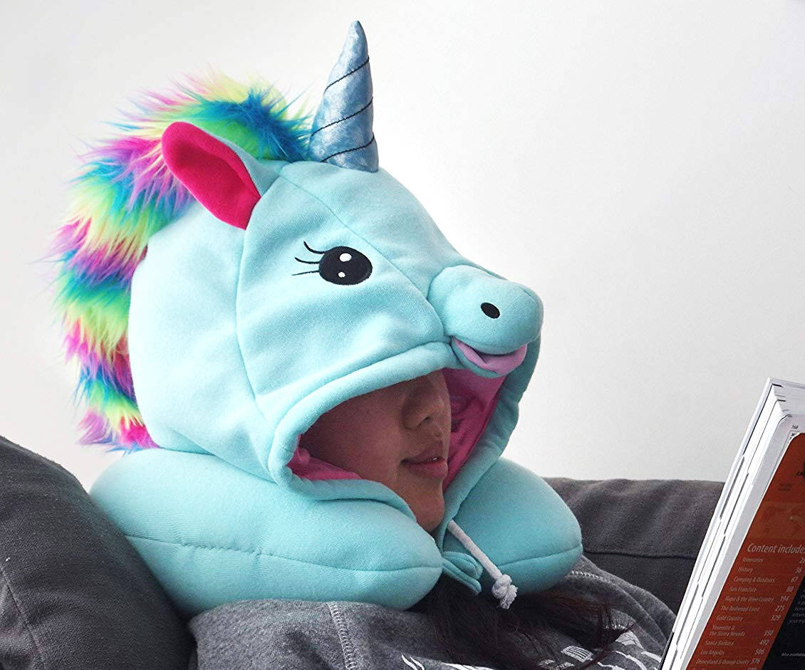 Unicorn Neck Pillow Hoodie - coolthings.us