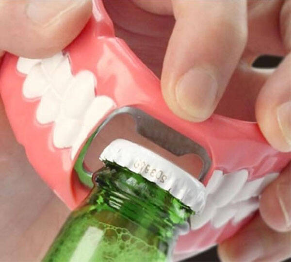 Denture Mouth Bottle Opener
