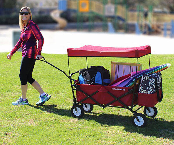 EasyGoWagon Folding Collapsible Utility Wagon - coolthings.us