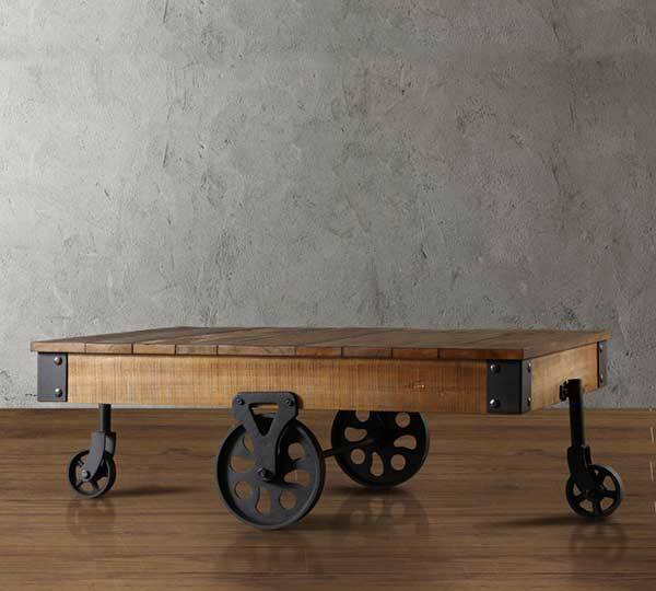 Factory Coffee Table Cart - coolthings.us