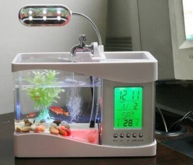 Mini Aquarium Clock