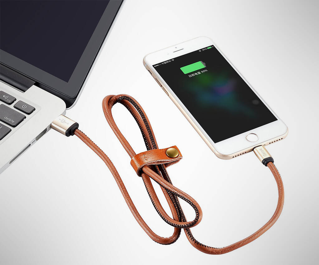 Gaoye Leather Lightning Cable