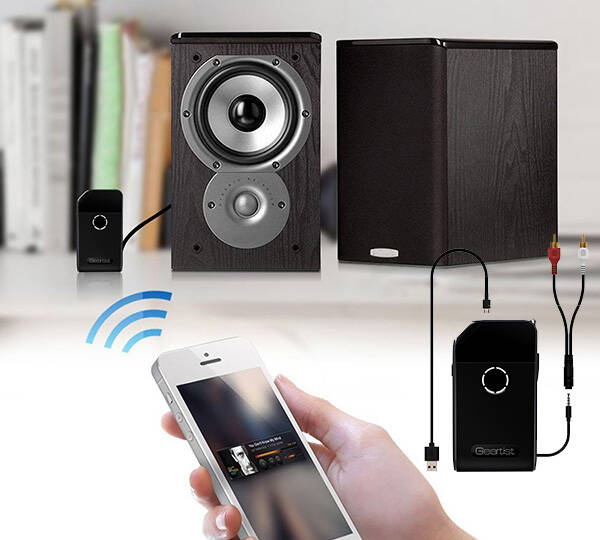 Geartist Wireless Stereo Transmitter & Audio Receiver - coolthings.us