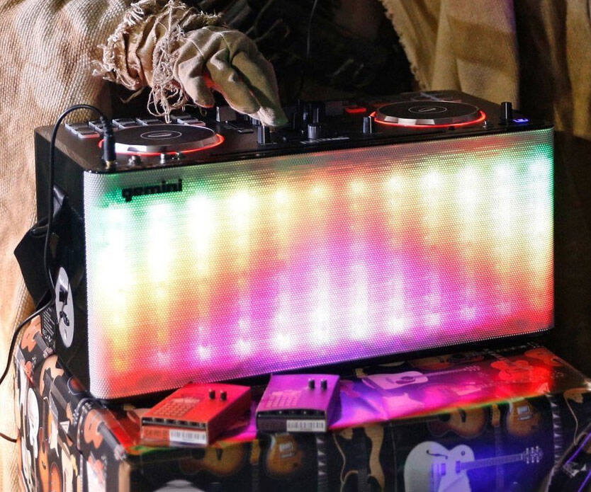 LED Light Show Portable DJ Mixer - coolthings.us