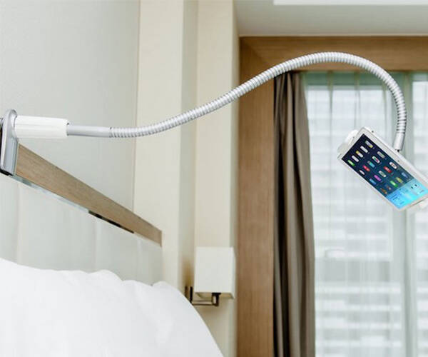 Gooseneck Lazy Mount For Tablets & Smartphones - //coolthings.us