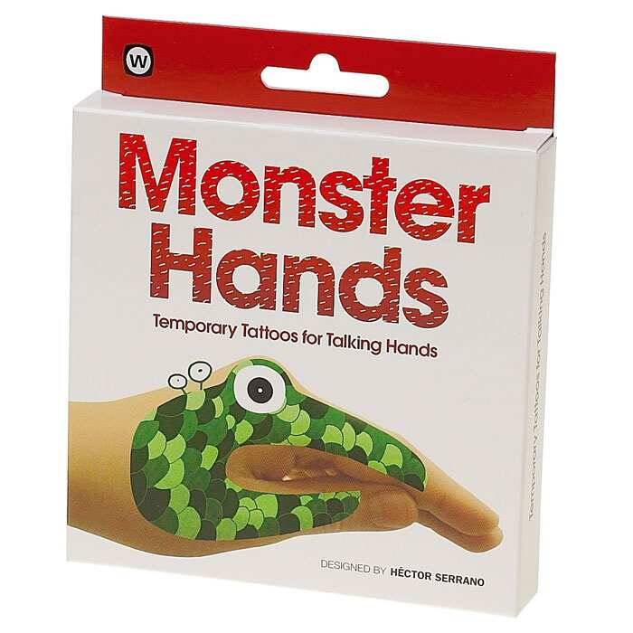 Monster Hand Temporary Tattoos - coolthings.us