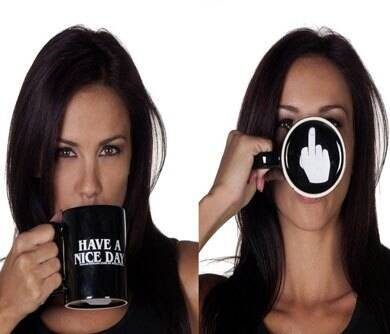 Have A Nice Day Middle Finger Mug - coolthings.us