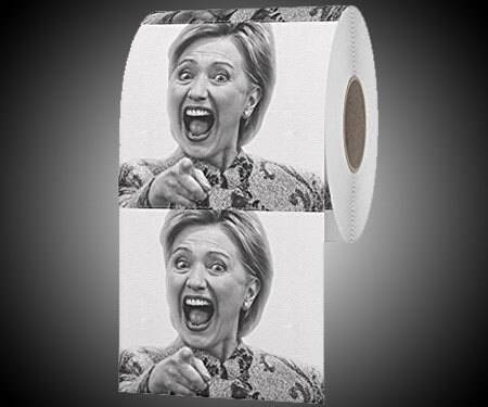 Hillary Clinton Toilet Paper