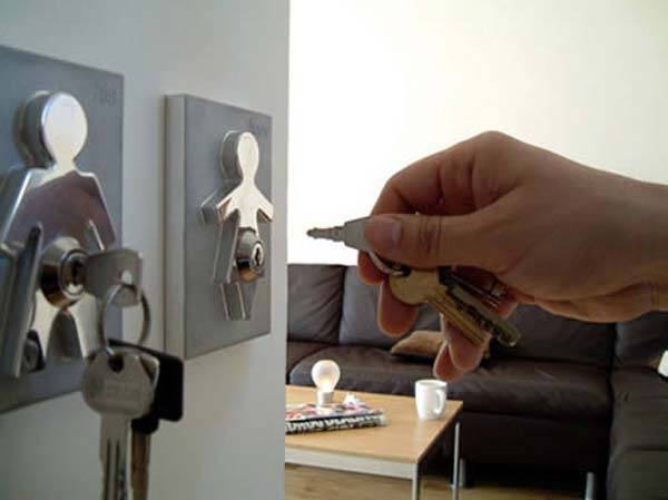 Human Key Holders - coolthings.us