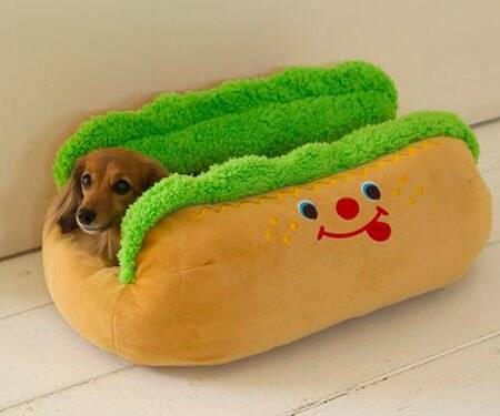 Hot Dog Sofa Pet Bed