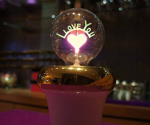 I Love You Light Bulb
