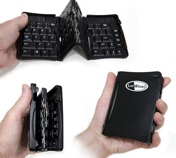 LapWorks Bluetooth Folding Keyboard Amigo - coolthings.us