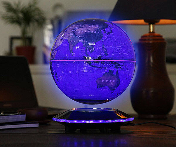 Magnetic Levitation Rotating World Globe