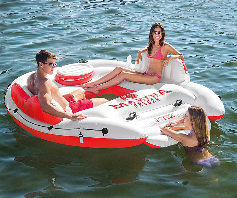 Marina Breeze Island Float Raft Inflatable