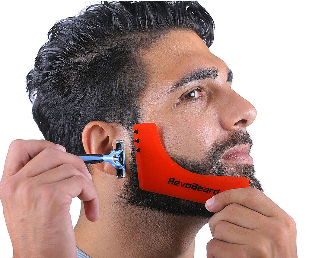 Men's Beard Styling Template - //coolthings.us