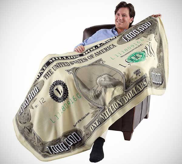 Million Dollar Blanket - http://coolthings.us