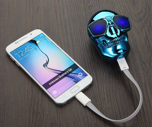 Mini Skull Power Bank External Battery Pack - coolthings.us