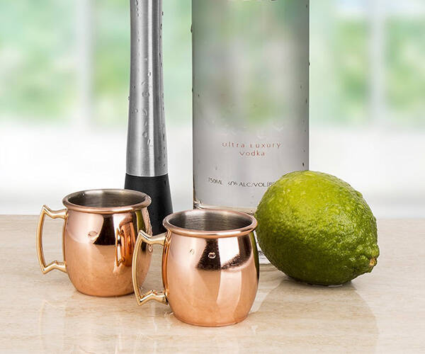 Moscow Mule Copper Mug Shot Glasses - coolthings.us