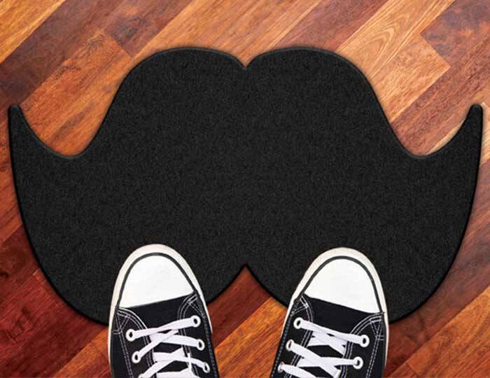 Moustache Door Mat