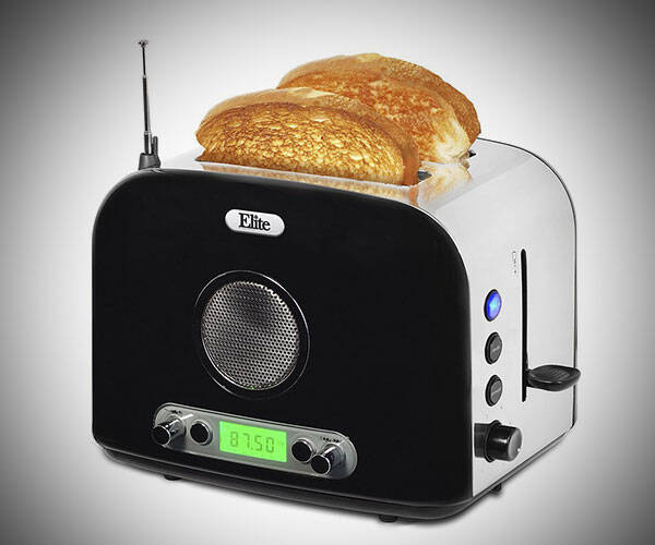 Multi-Function Radio Toaster - coolthings.us