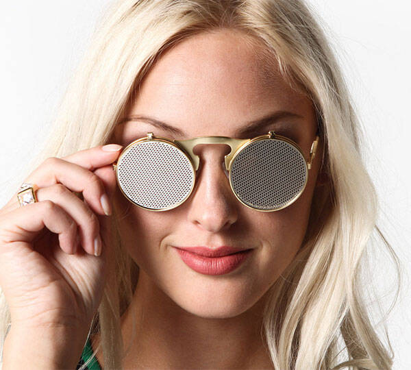 Netted Flip Up Metal Sunglasses - coolthings.us