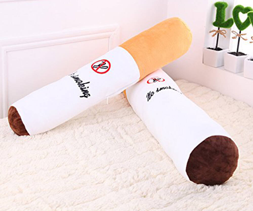 No Smoking Cigarette Pillows