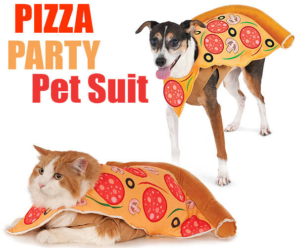 Pizza Party Pizza Slice Pet Suit - coolthings.us