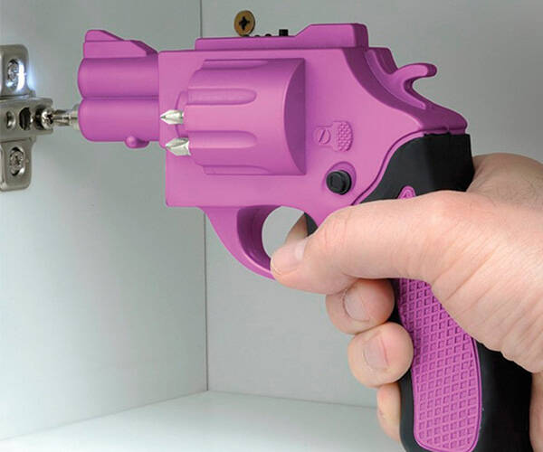 Revolver Shaped Screwdriver