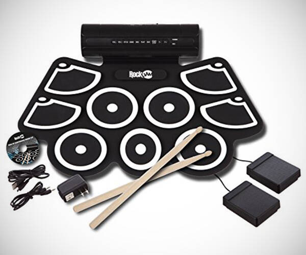 RockJam MIDI Rolling Drum Kit - coolthings.us