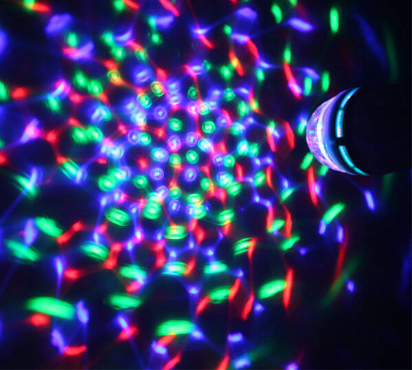 Rotating LED Disco Light Bulb - http://coolthings.us