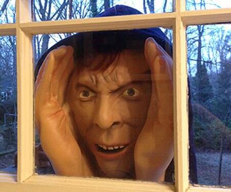 Scary Peeping Tom Window Prop - coolthings.us