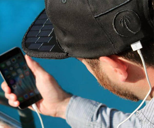 Solar Powered Charging Hat - coolthings.us