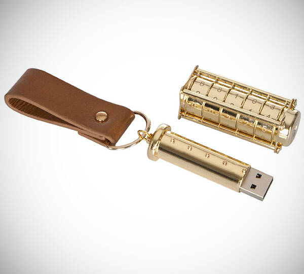 Special Edition Gold Cryptex USB Flash Drive - coolthings.us