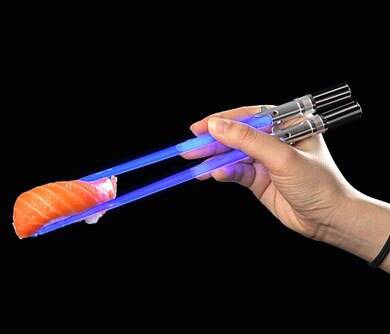 Star Wars Light-up Chopsticks - //coolthings.us