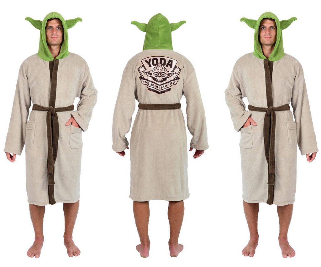 Star Wars Yoda The Jedi Master Fleece Robe - //coolthings.us
